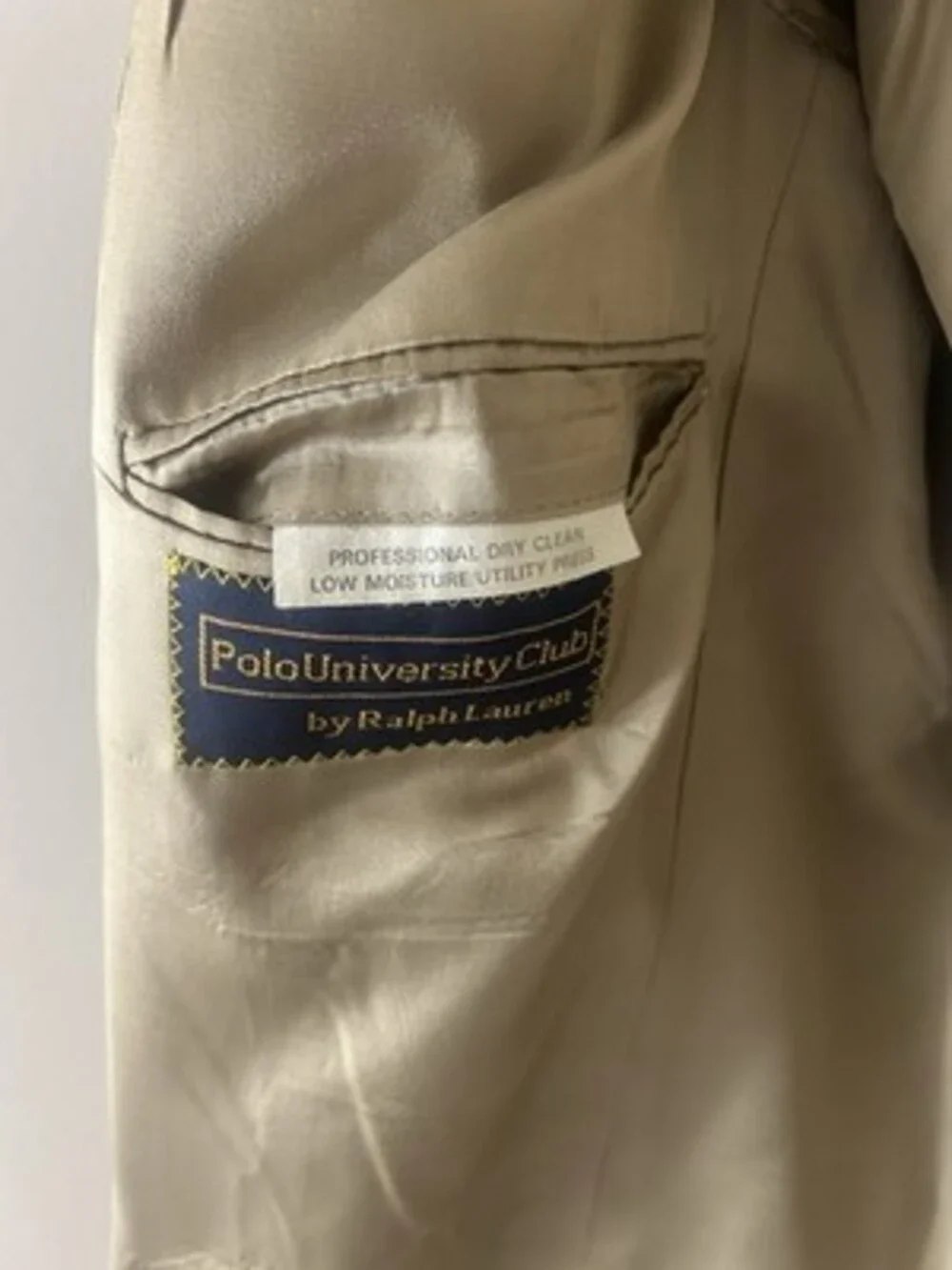 Vintage Polo University Club Ralph Lauren Houndstooth Wool Blazer Men 46R USA